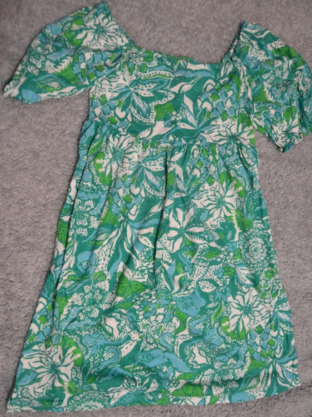 Lilly Pulitzer Delaney Dress- "Botanical Green"